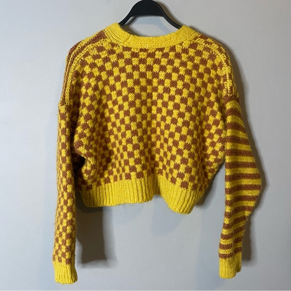 Zara Jacquard Knit Cardigan Sweater - Picture 7 of 8